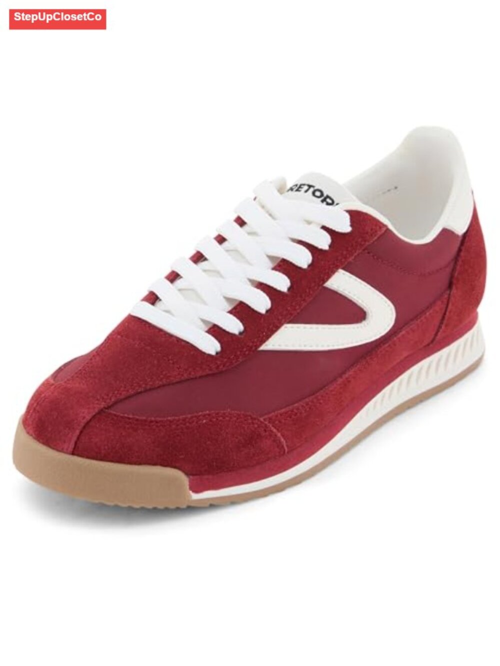 Tretorn Rawlins Casual Lace-Up Sneakers EcoOrtholite Comfort Rubber Outsole